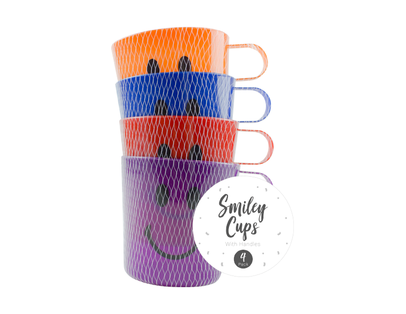 Kids Handled Party Cups - 4 Pack