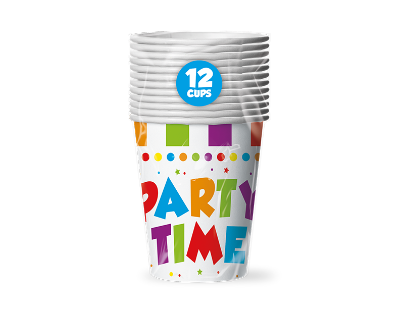 Party Disposable Paper Cups - 12 Pack Party Disposable Paper Cups - 12 Pack