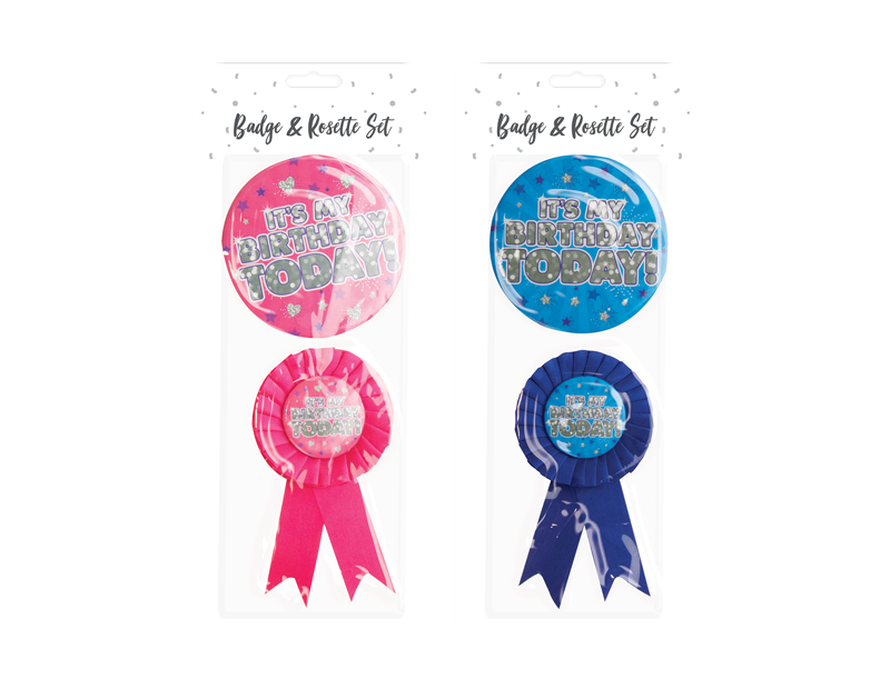 Birthday Party Badge Set - 2 Piece Birthday Party Badge Set - 2 Piece