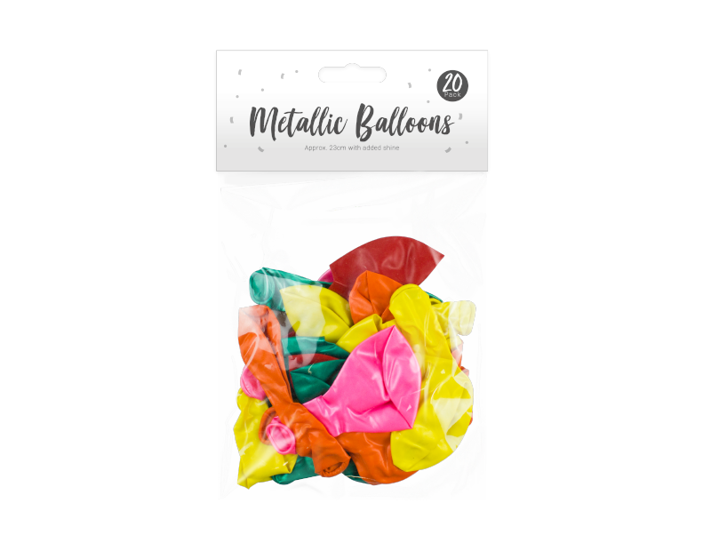 Metallic Balloons - 20 Pack