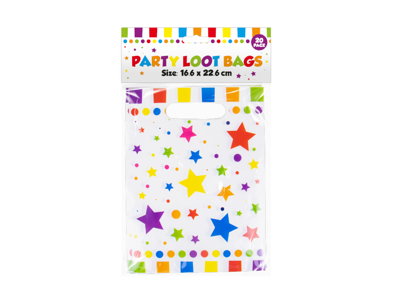 Party Loot Bags - 20 Pack