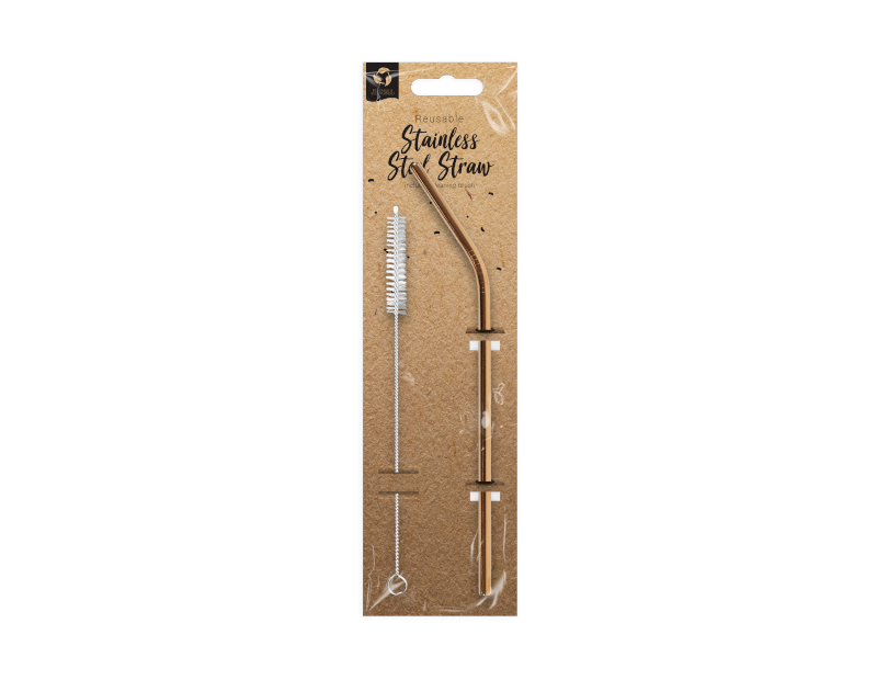 Stainless Steel Straw Gold Gold Stainless Steel Straw
