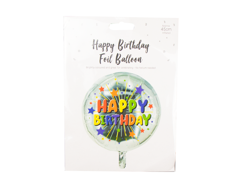 Happy Birthday Foil Balloon