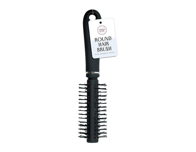 Diamante Round Hair Brush