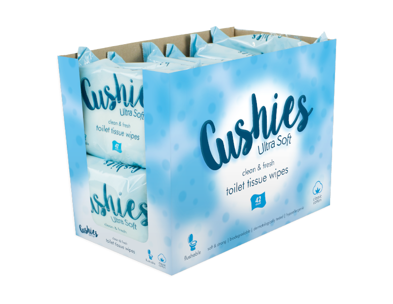 Classic Toilet Wipes - 42 Pack (With PDQ) Classic Toilet Wipes - 42 Pack