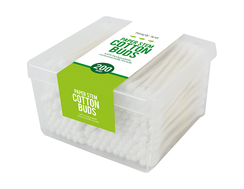 Cotton Buds Paper Stems - 200 pack Cotton Buds Paper Stems - 200 Pack