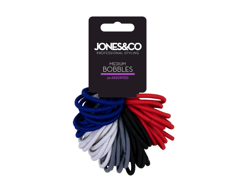Medium Bobbles Medium Hair Bobbles - 50 Pack