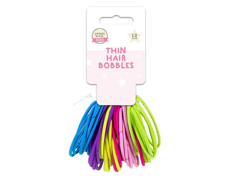 Thin Hair Bobbles - 50 Pack