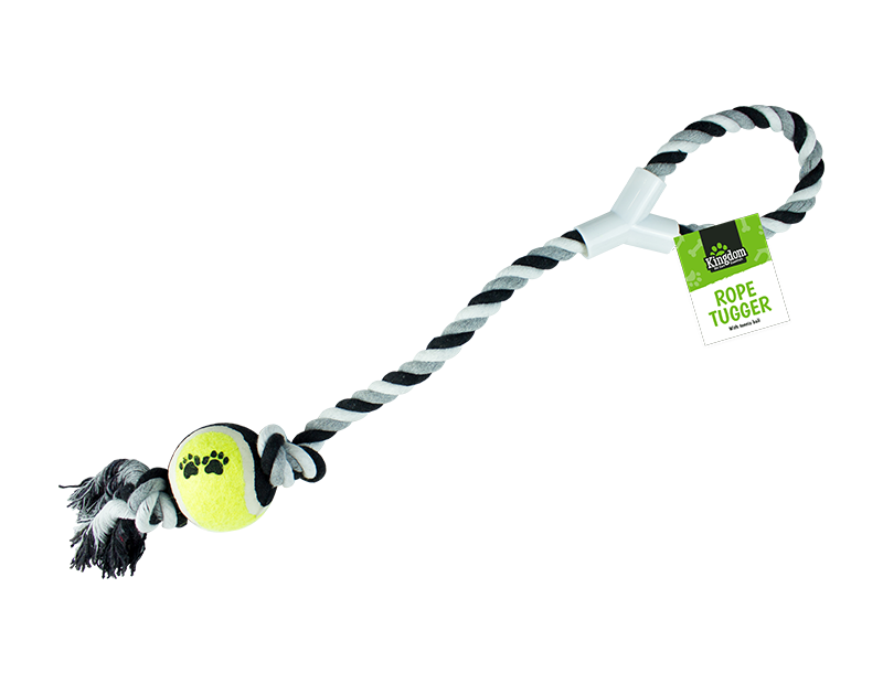 Rope Dog Tugger Toy With Ball Rope Dog Tugger Toy With Ball