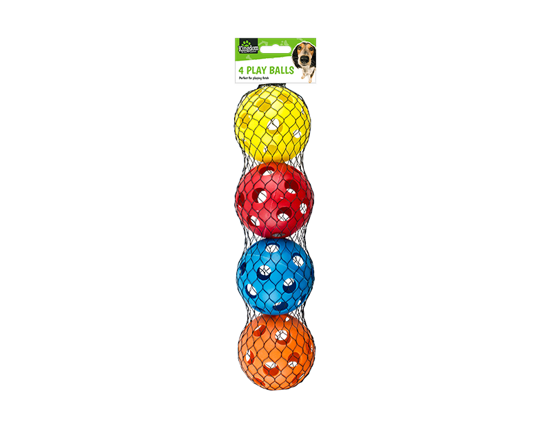 Dog Play Balls - 4 Pack