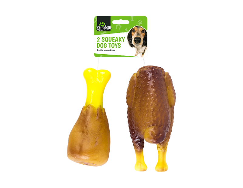 Squeaky Fast Food Dog Toys - 2 Pack Squeaky Fast Food Dog Toys - 2 Pack