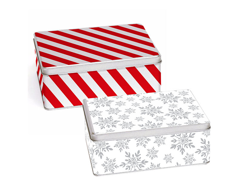 Printed Rectangle Tin Printed Rectangle Tin