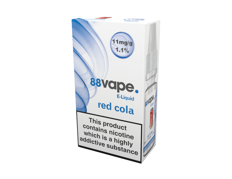 88 Vape Red Cola E-liquid 10ml - 11mg