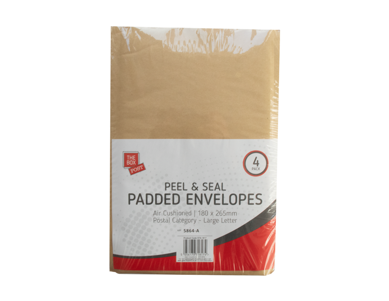 Small Padded Envelopes 18cm x 26.5cm - 45 Pack Small Padded Envelopes 18cm x 26.5cm - 4 Pack