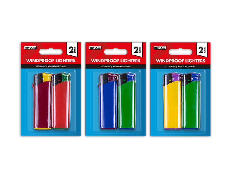 Windproof Lighters - 2 Pack Windproof Lighters