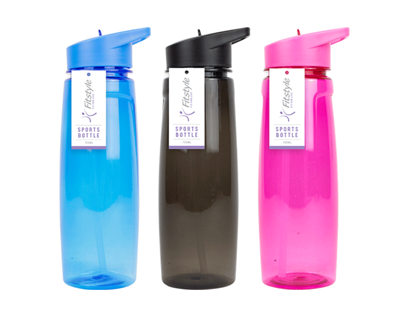 Coloured Sports Drinking Bottle 750ml Coloured Sports Drinking Bottle 750ml