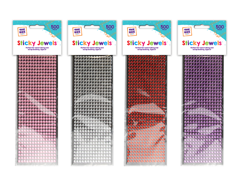 Self Adhesive Jewels - 500 Pack Self Adhesive Jewels - 500 Pack