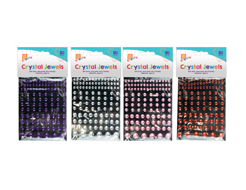 Self Adhesive Gems - 110 Pieces Self Adhesive Gems - 110 Pieces