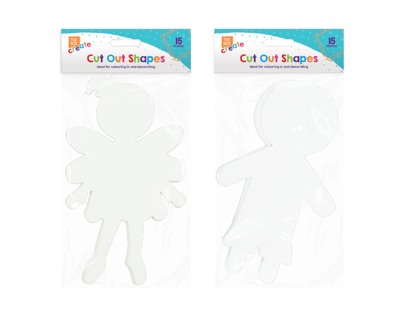 Cut Out Craft Shapes - 15 Pack Cut Out Craft Shapes - 15 Pack