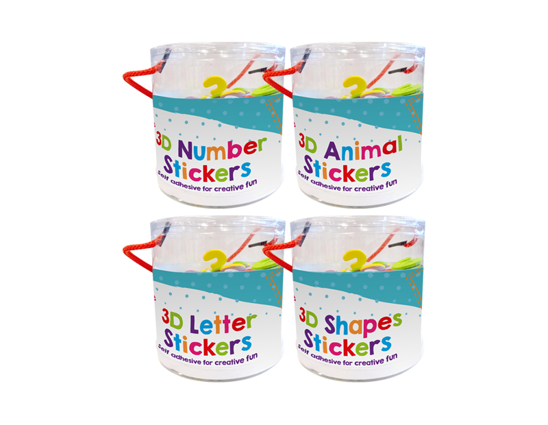 Tub of 3D Craft Stickers Tub of 3D Craft Stickers