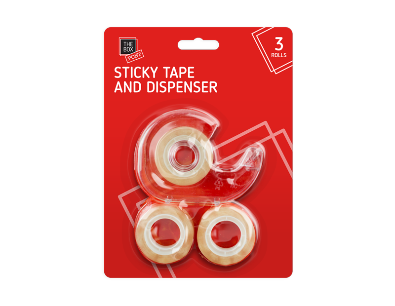 Tape Dispenser And Tape Set - 4 Piece Tape Dispenser & Tape Set - 4 Piece
