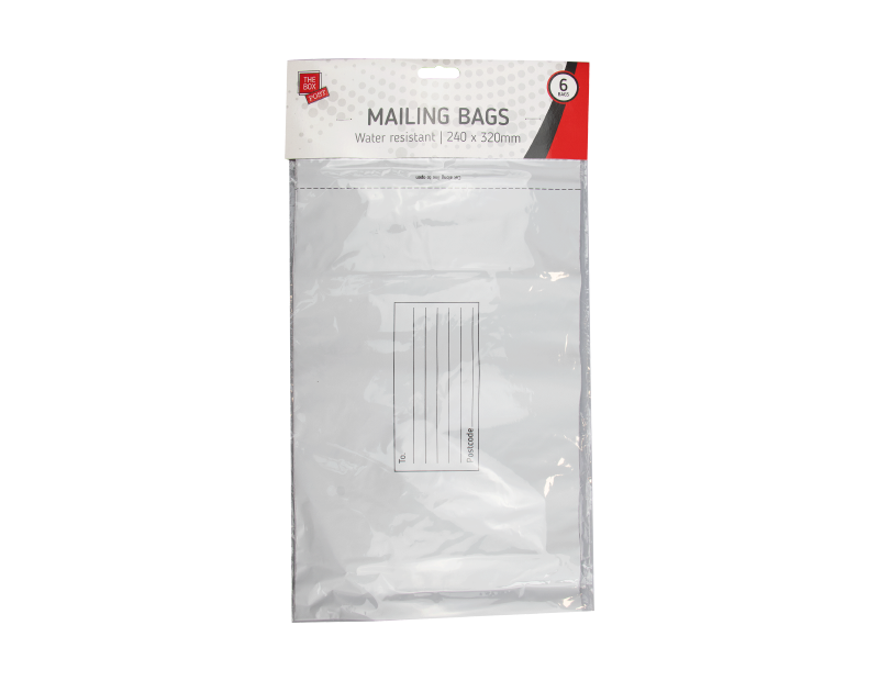 Medium Mailing Bags - 6 Pack