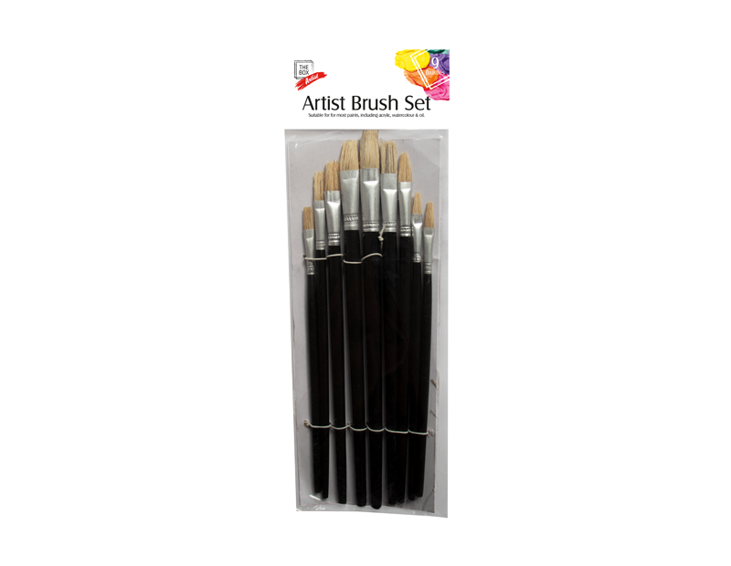 Artist Brushes - 9 Pack