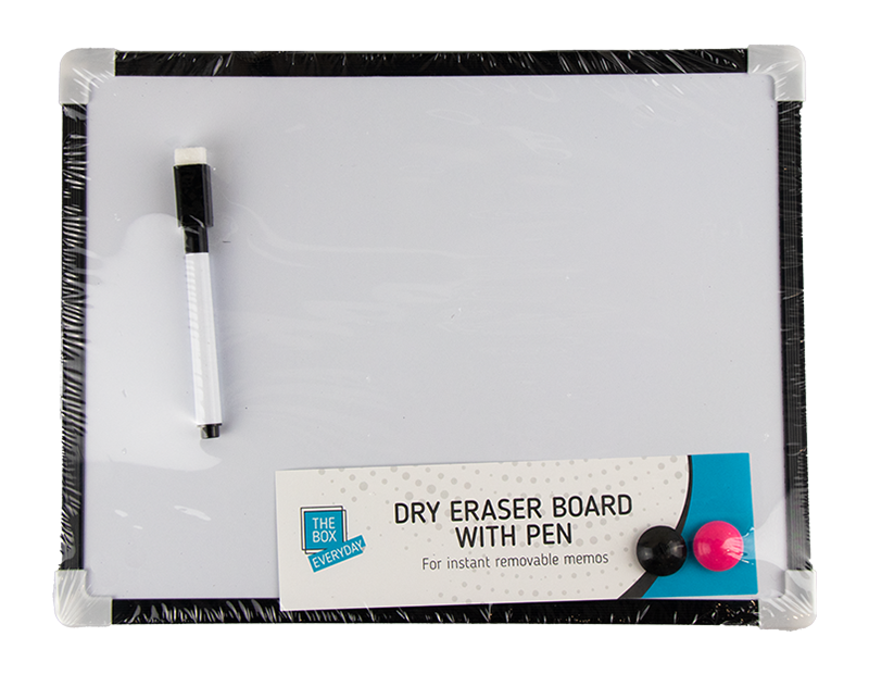 White Board And Pen Set - 4 Piece White Board & Pen Set - 4 Piece