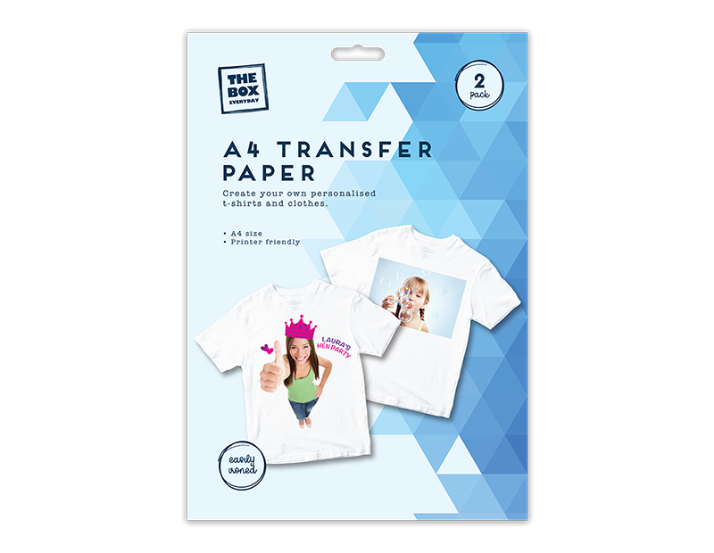 A4 T-Shirt Transfer Paper - 2 Pack A4 T-Shirt Transfer Paper - 2 Pack