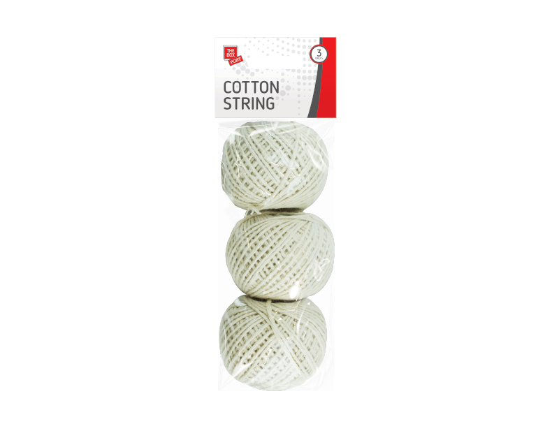 Cotton String Balls - 3 Pack