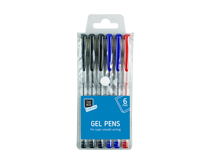 Gel Pens - 6 Pack Gel Pens - 6 Pack
