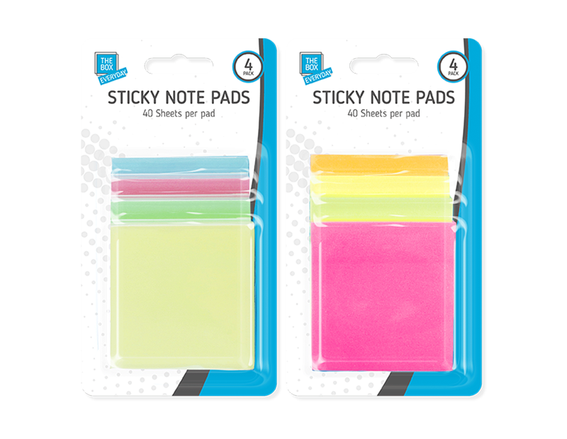 Sticky Note Pads - 4 Pack Sticky Note Pads - 4 Pack