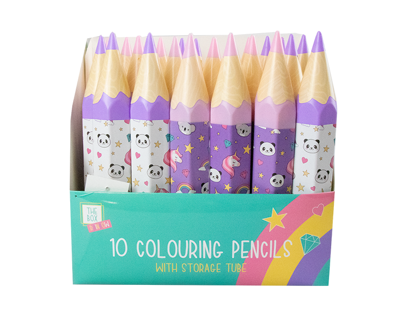Kids Fashion Coloured Pencils in Pencil Tube PDQ Kids Fashion Coloured Pencils in Pencil Tube PDQ