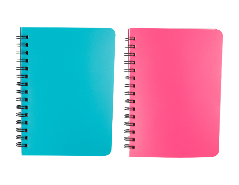 A5 Wiro Notebook With Plastic Cover A5 Wiro Notebook With Plastic Cover