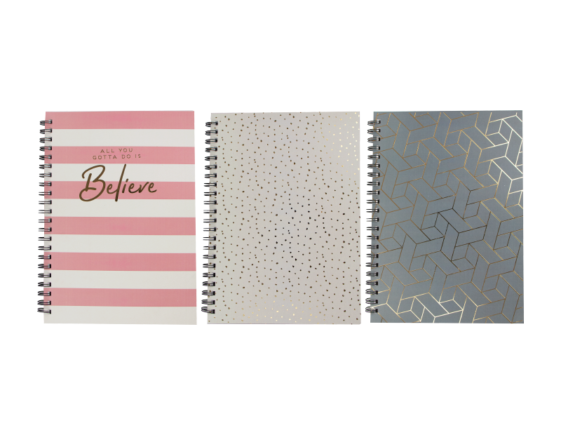 A4 Foil Wiro Notebook With PDQ A4 Foil Wiro Notebook With PDQ