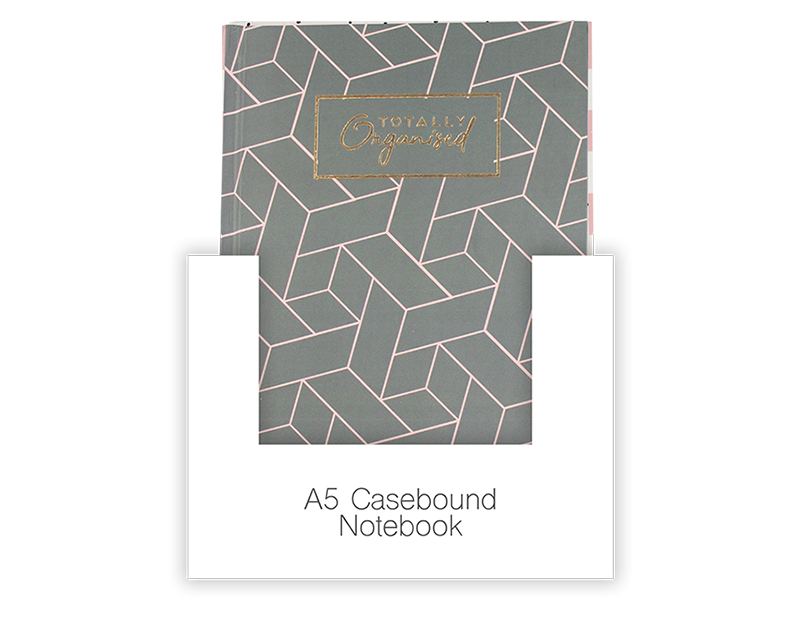 A5 Foil Case Bound Notebook With PDQ A5 Foil Case Bound Notebook With PDQ