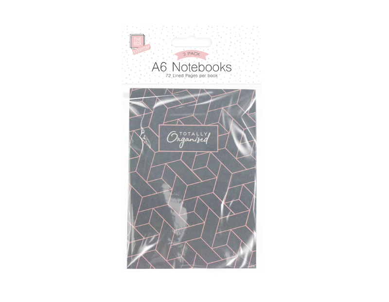 A6 Notebooks - 3 Pack