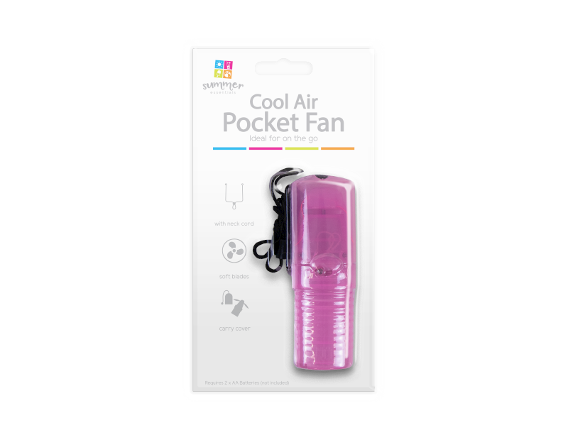 Pocket Fan With Carry Cover Pocket Fan With Carry Cover