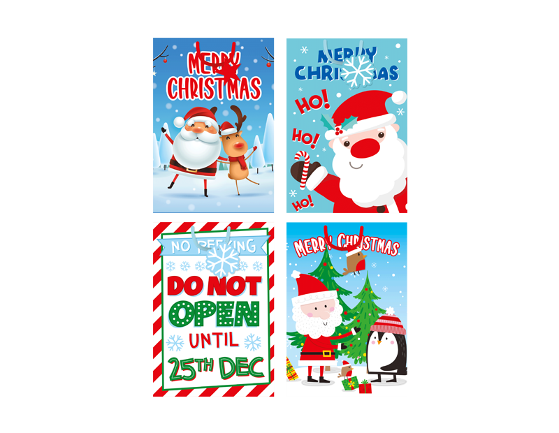 Super Jumbo Portrait Christmas Gift Bag With PDQ Super Jumbo Portrait Christmas Gift Bag With PDQ