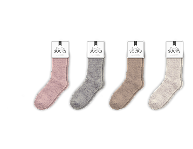 Ladies Cozy Plain Socks Ladies Cozy Plain Socks
