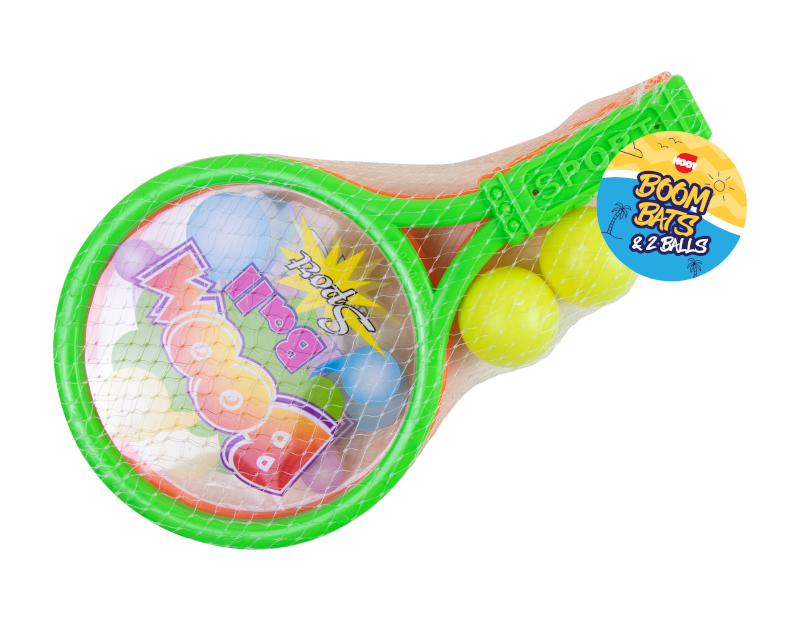 Boom Bat Rackets & 2 Balls Boom Bat Rackets & 2 Balls