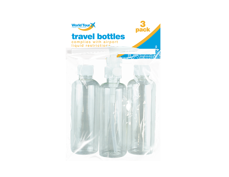 Travel Bottles - 3 Pack