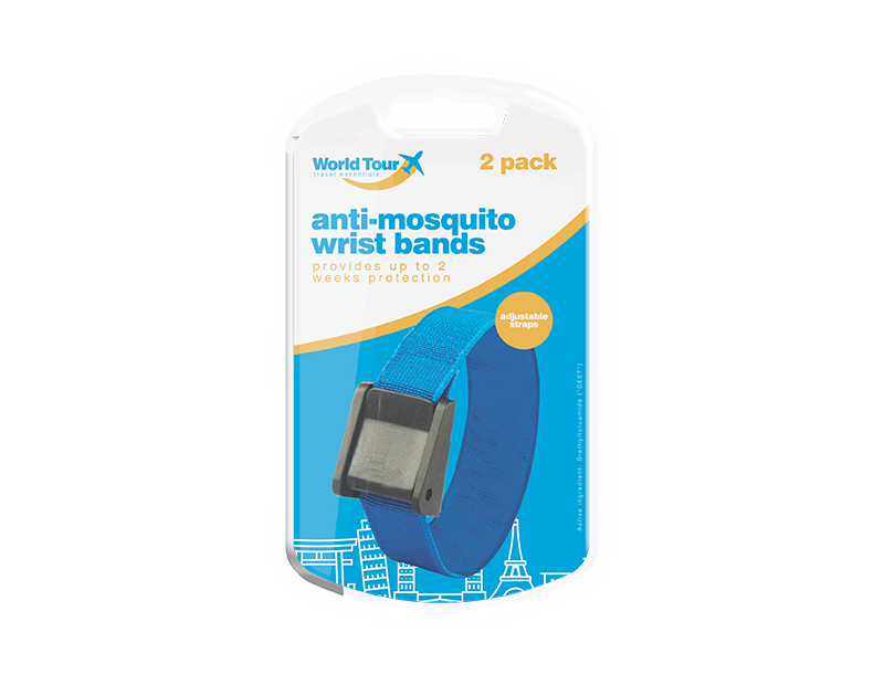 Travel Mosquito Wrist Bands - 2 Pack Travel Mosquito Wrist Bands - 2 Pack