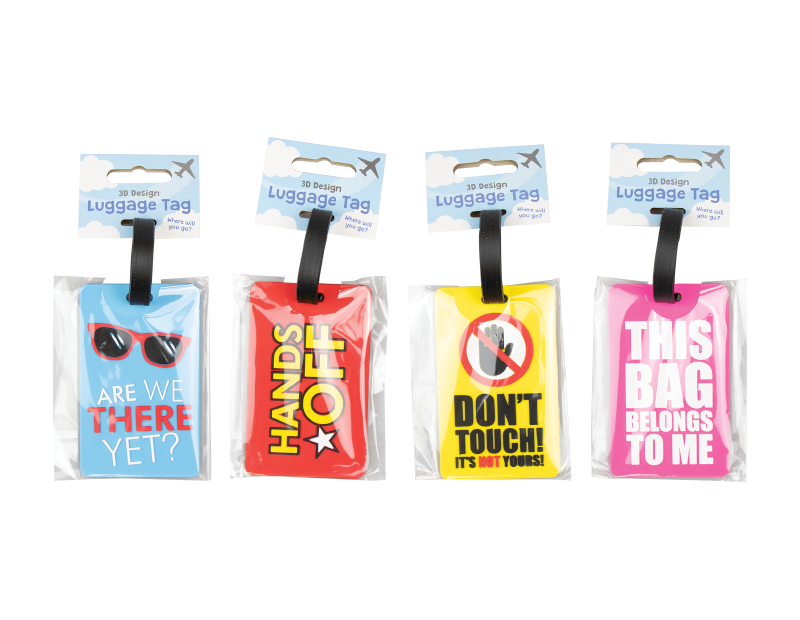 Slogan Luggage Tag Slogan Luggage Tag