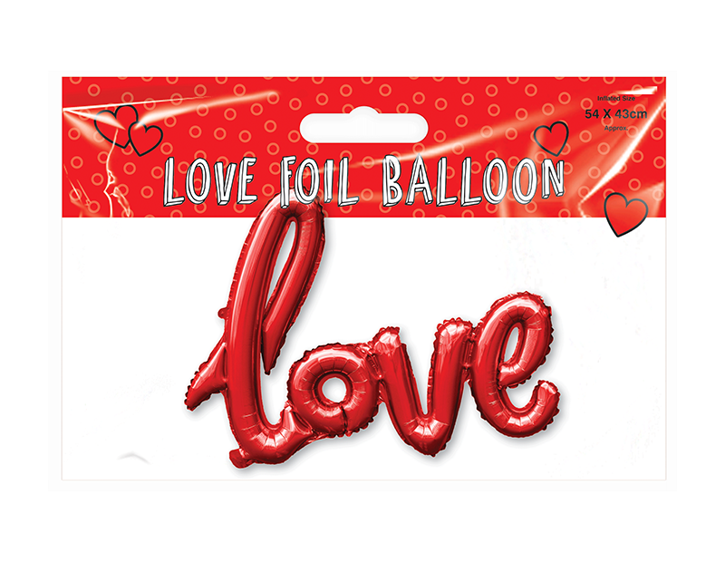 Valentines Day Love Foil Balloon