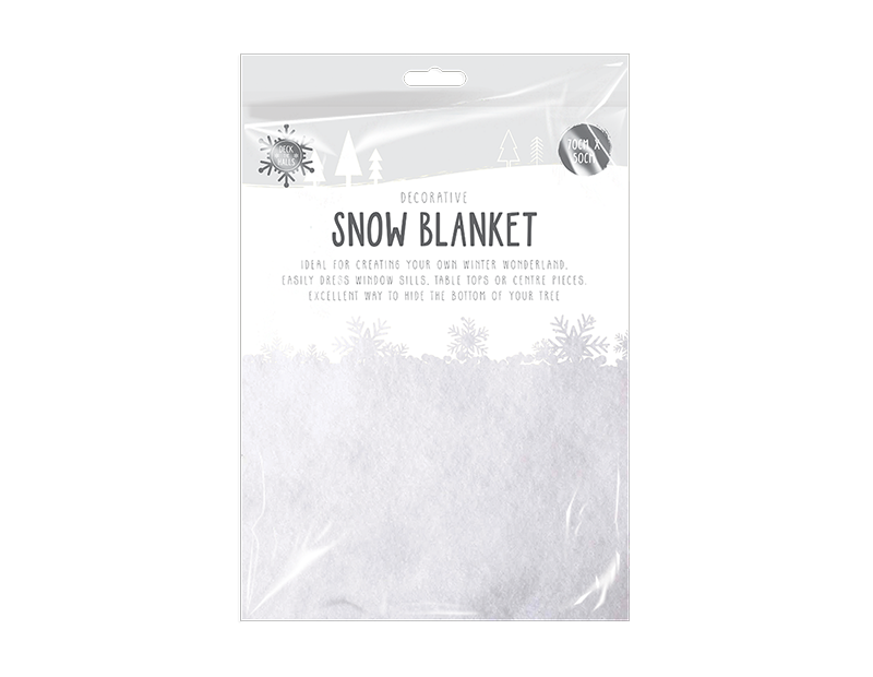 Christmas Snow Blanket 70cm x 50cm Christmas Snow Blanket 70cm x 50cm