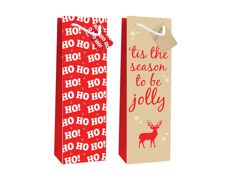 Christmas Bottle Bags - 2 Pack Christmas Bottle Bags - 2 Pack