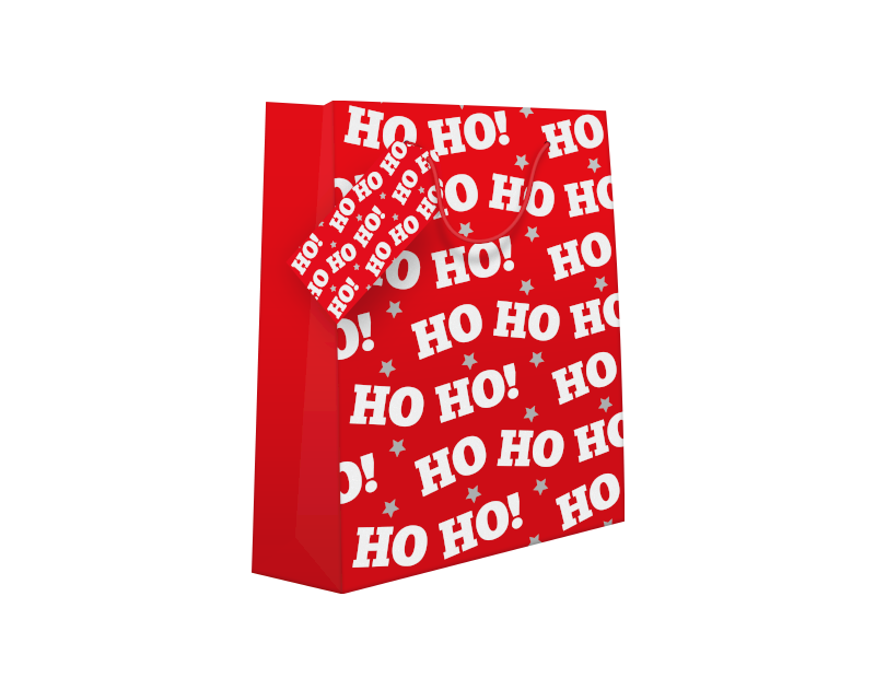 Christmas Luxury Medium Traditional Gift Bag Christmas Luxury Medium Traditional Gift Bag
