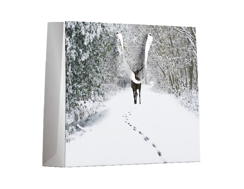 Traditional Christmas Medium Gift Bags - 2 Pack Traditional Christmas Medium Gift Bags