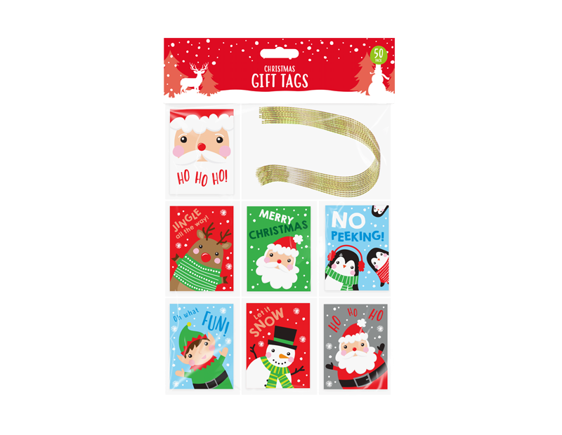 Christmas Gift Tags - 50 Pack Christmas Gift Tags - 50 Pack